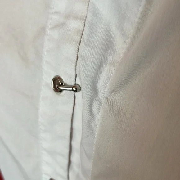Like new Dressbarn white button down collared shirt - Picture 6 of 13